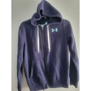 Under Armour Light Jacket Womens Size Extra Small Blue Full Zip Jacket  Sports